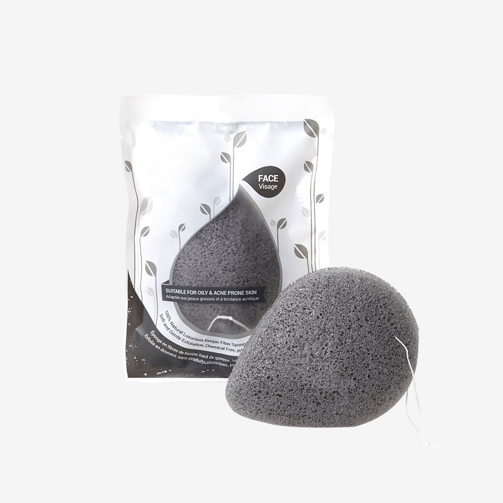 Charcoal face sponge